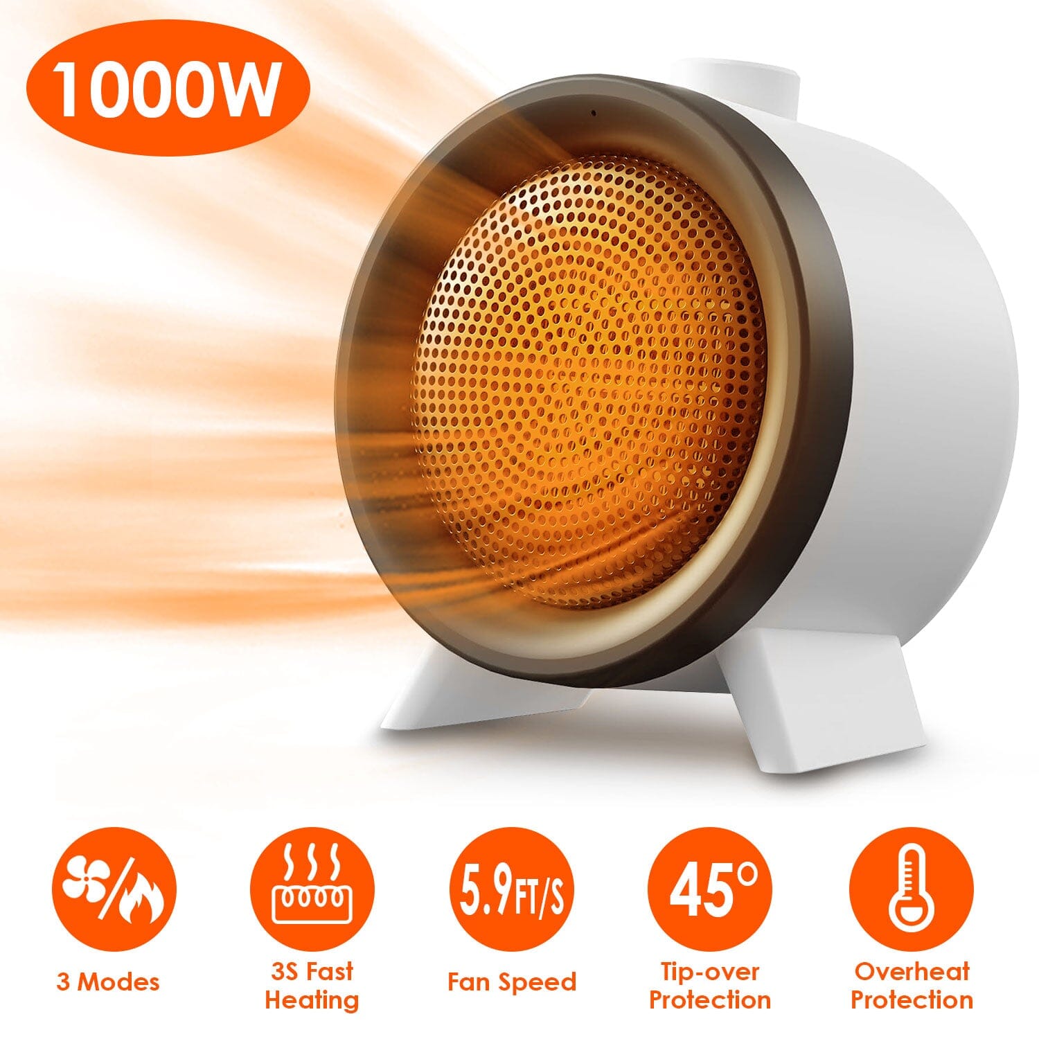 1000W Electric Space Heater Fan Buy Cheap Cheapest Pice