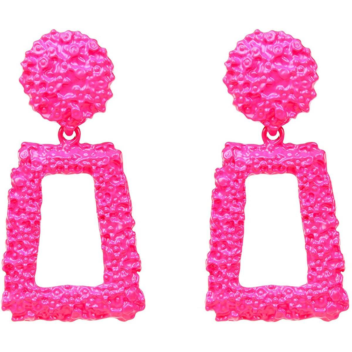 Women's Rectangular Geometric Drop Earrings With Paypal Sale Online