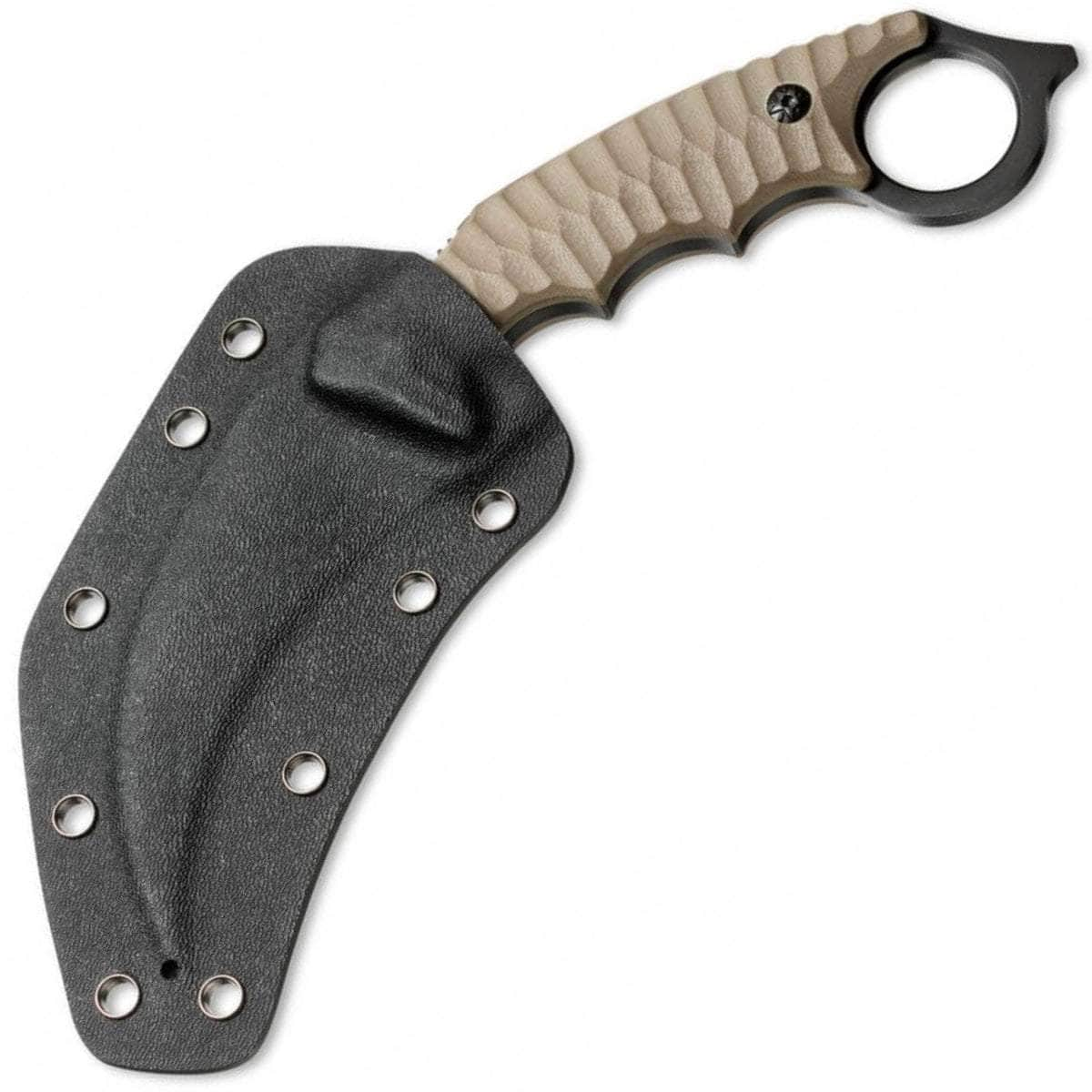 Boker Magnum Spike Karambit, 4 440A Blade, Tan G10 Handle, Sheath - 02SC028 Tumblr Sale Online