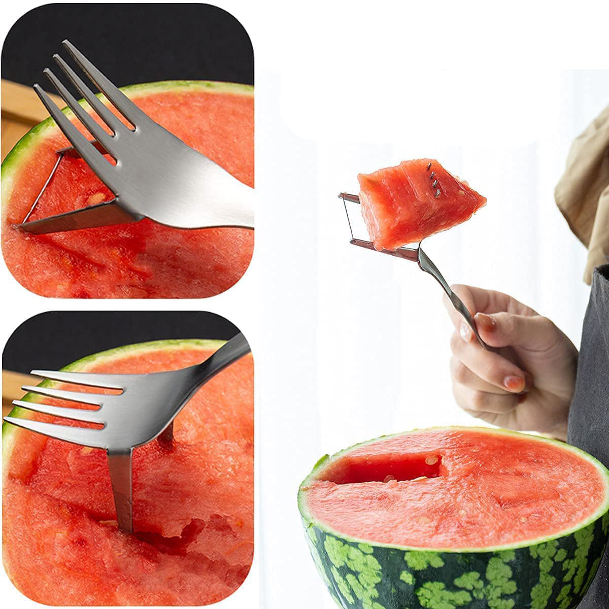 2-in-1 Watermelon Fork Slicer Clearance Pirce Sale