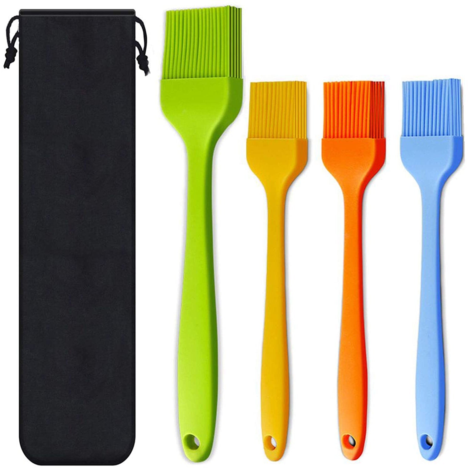 4-Pack: Silicone Basting Pastry Brush Clearance Geniue Stockist