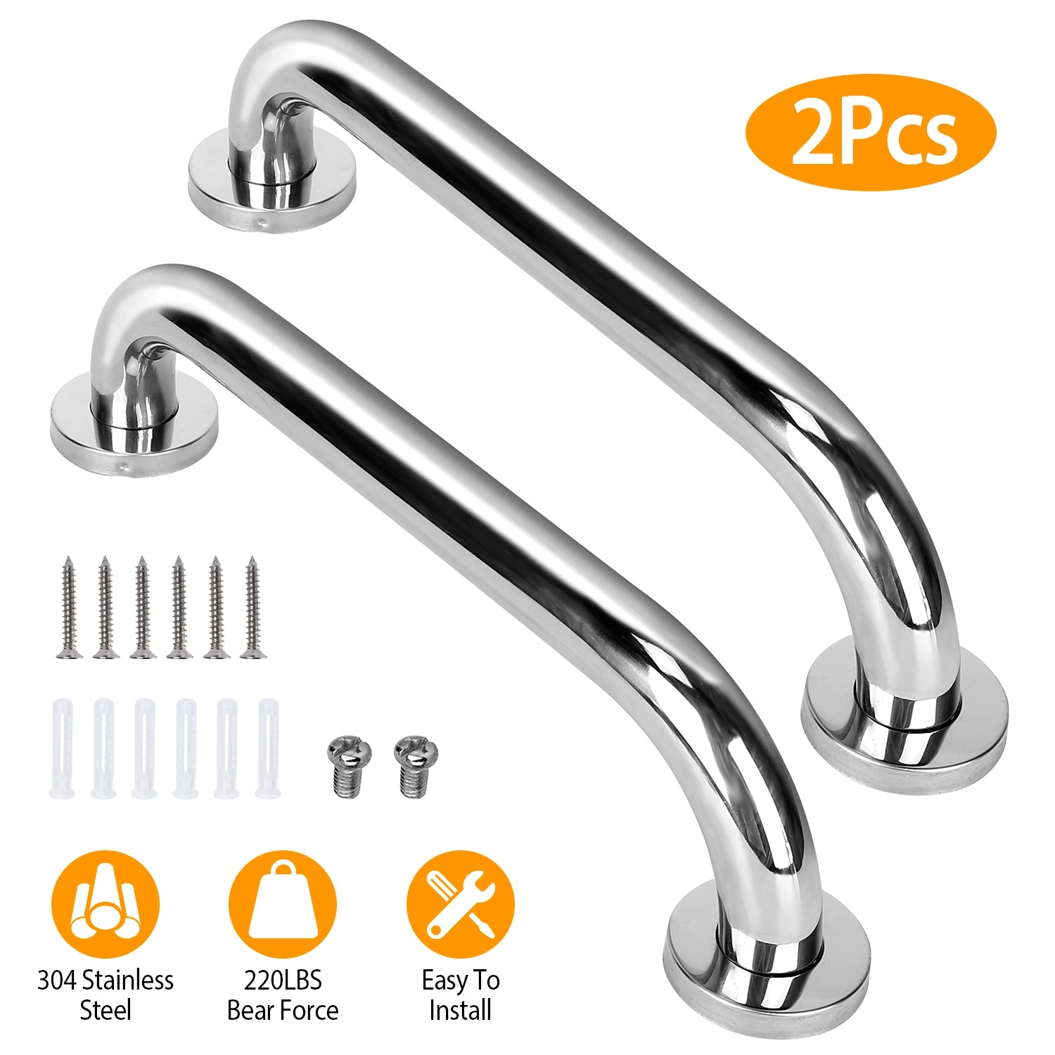 2-Piece: Bath Grab Bar Lowest Pice