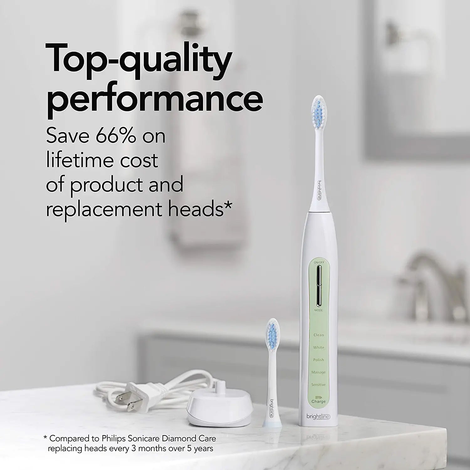 Brightline Rechargeable Sonic Electric Toothbrush Outlet Footlocker Finishline