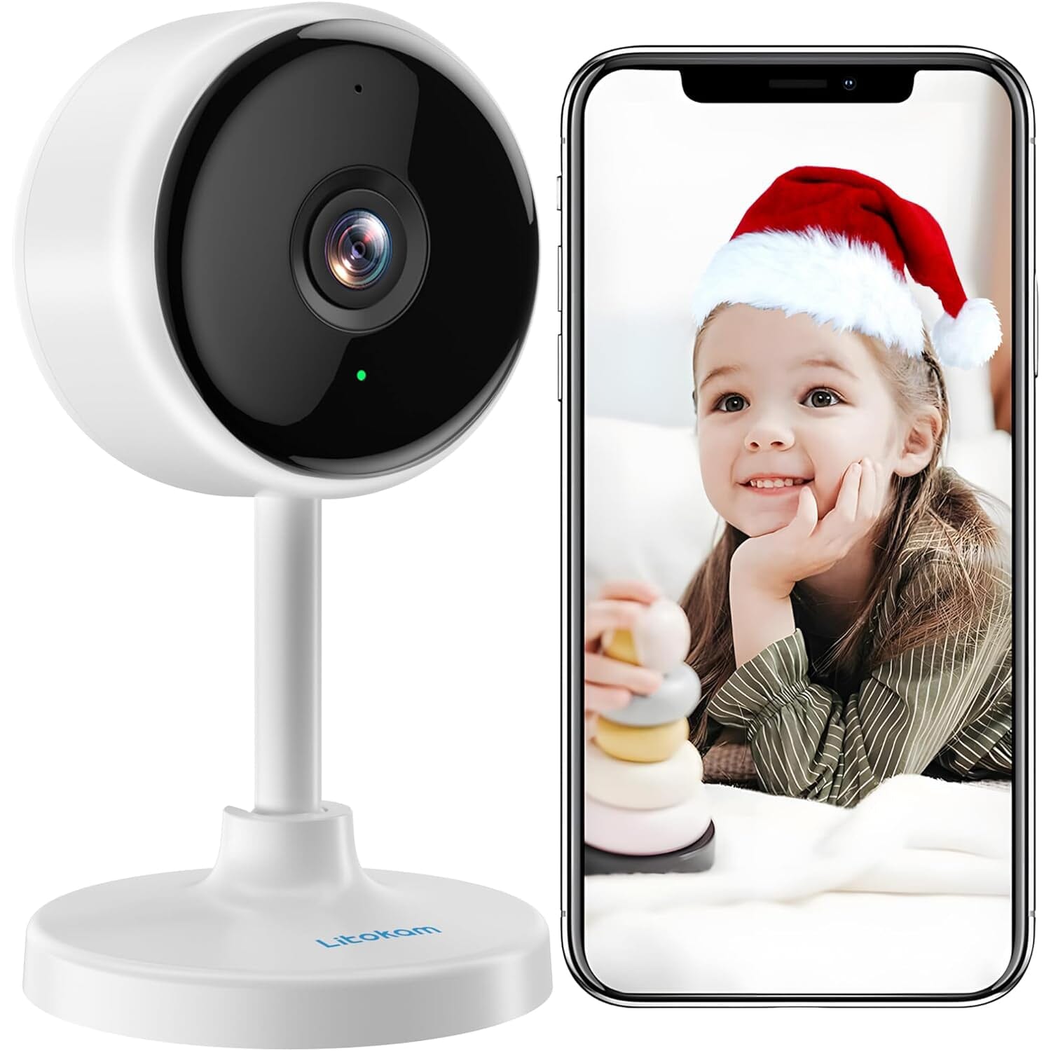 Indoor Camera, Cameras for Home Security with Night Vision  (Refurbished) Cheap Sale 2025 New