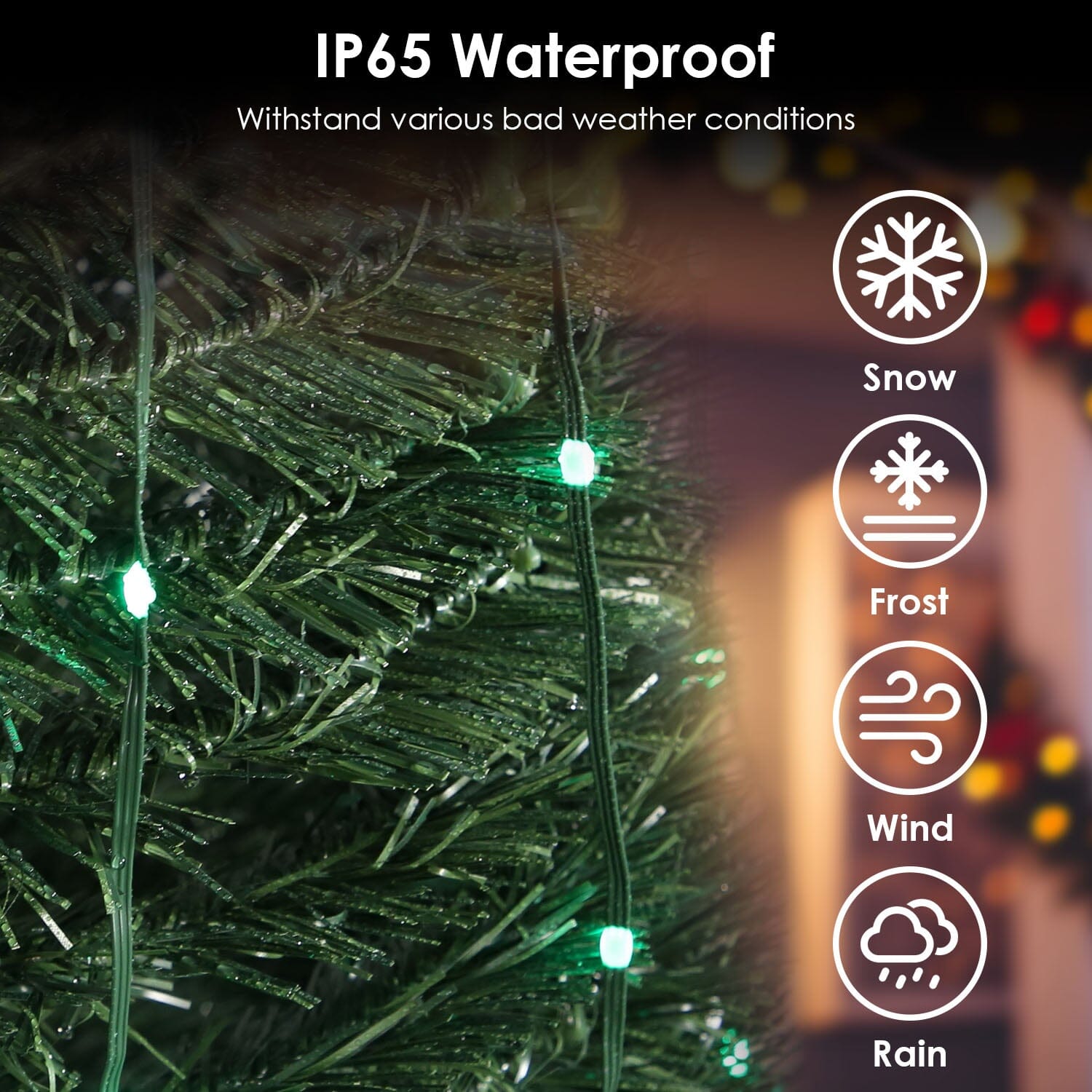 LED Lights Collapsible Christmas Tree Light with Remote App Control High Quality Cheap Pice