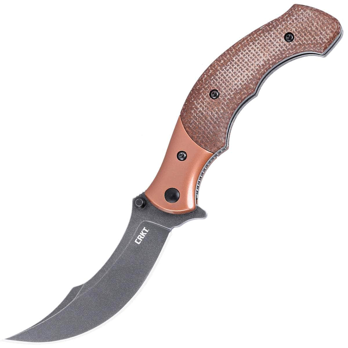 CRKT Ritual Compact, 3.33 Assisted Blade, Micarta/Steel Handle - 7465 Websites For Sale