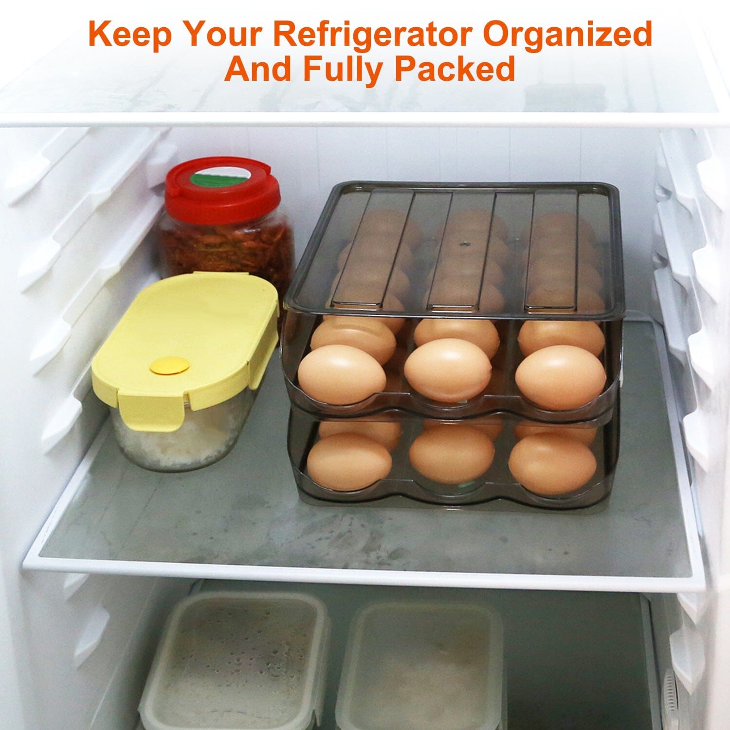 Double Layer Egg Storage for Refrigerator Discount Shop