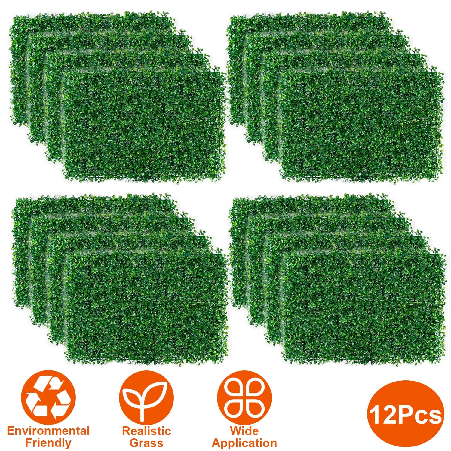 12-Piece: Artificial Boxwood Plant Grass Outlet Extremely