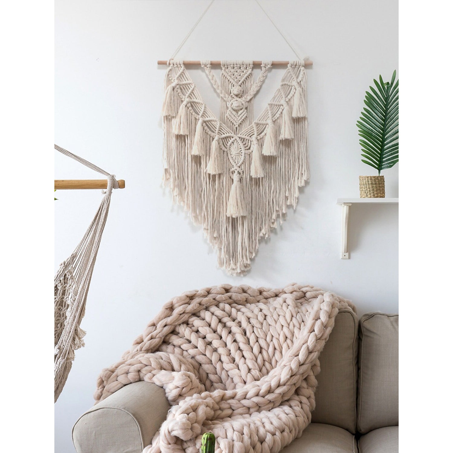 Hand Woven Lace Wall Hanging Bohemian Boho Art Decor Buy Cheap Fashion Style