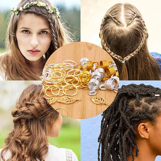 200-Pieces: Loc Hair Jewelry for Women Braids and Dreadlocks Visa Payment Cheap Pice