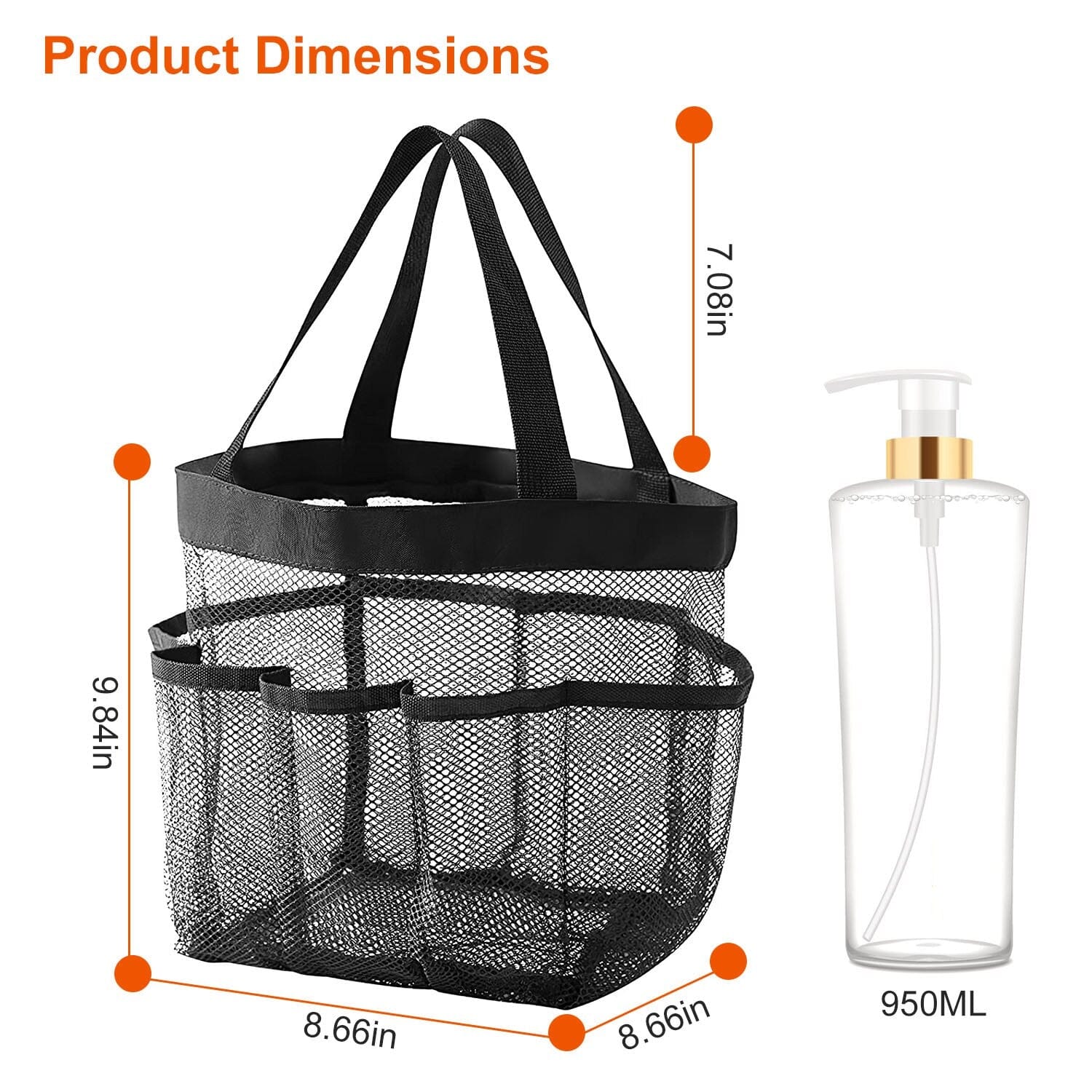 Mesh Shower Caddy Bag Organizer Storage Hanging Basket Discount Shop For