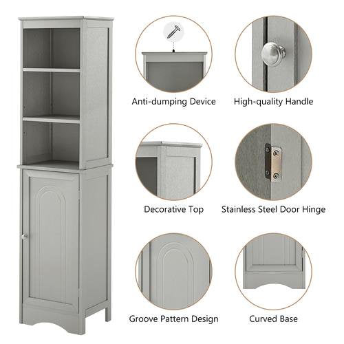 Modern Freestanding Tall Bathroom Locker Cheap Sale Huge Surprise