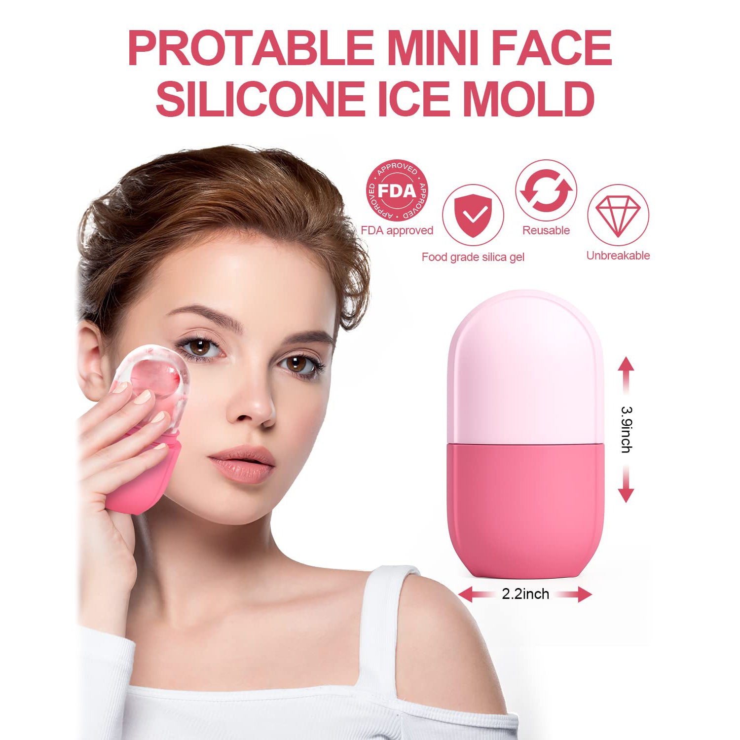 Face and Eye Ice Roller Ice Cube Mold Free Shipping Cheap Real