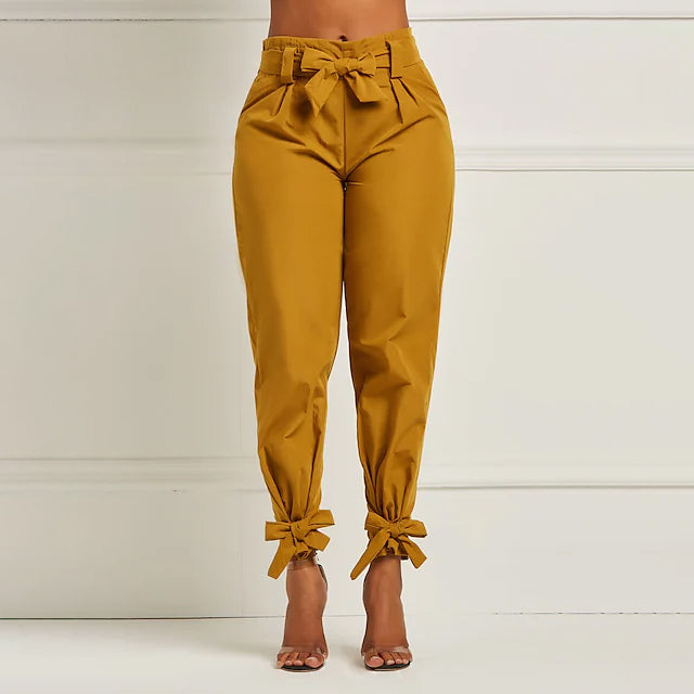 Women's Fashion Drawstring Ankle Trousers Buy Cheap Authentic