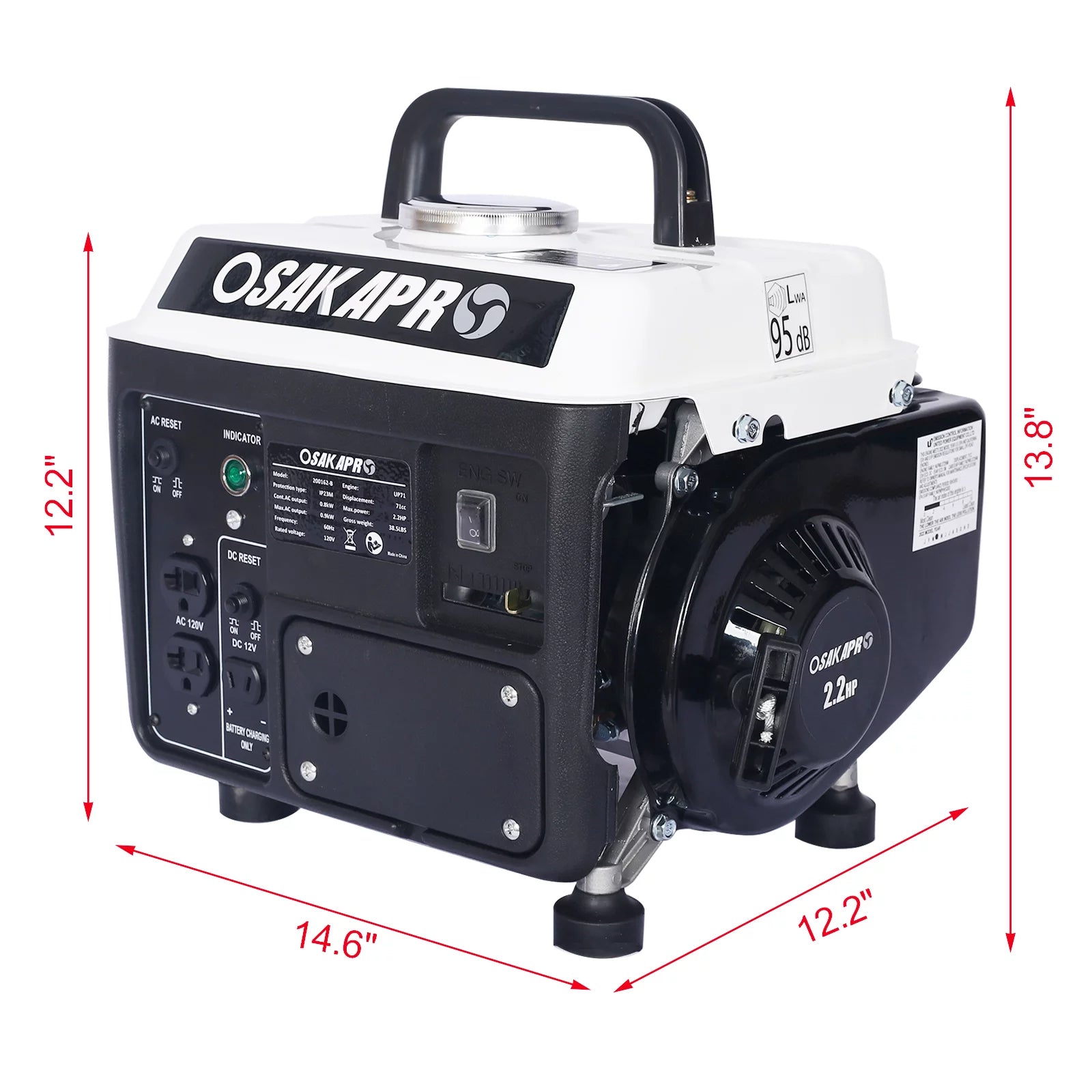 Portable Generator 900 Watt Gasoline Generator Cheap Sale New Arrival