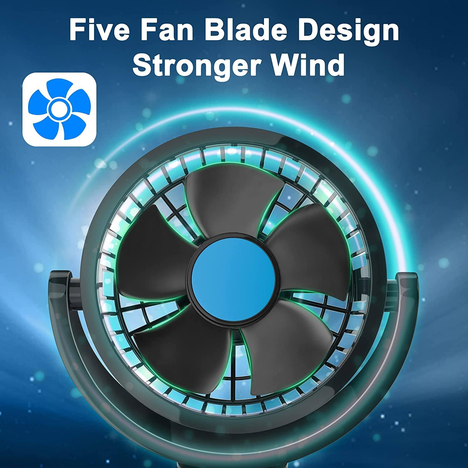 360 Degree Rotatable Car Fan Cheap Affordable