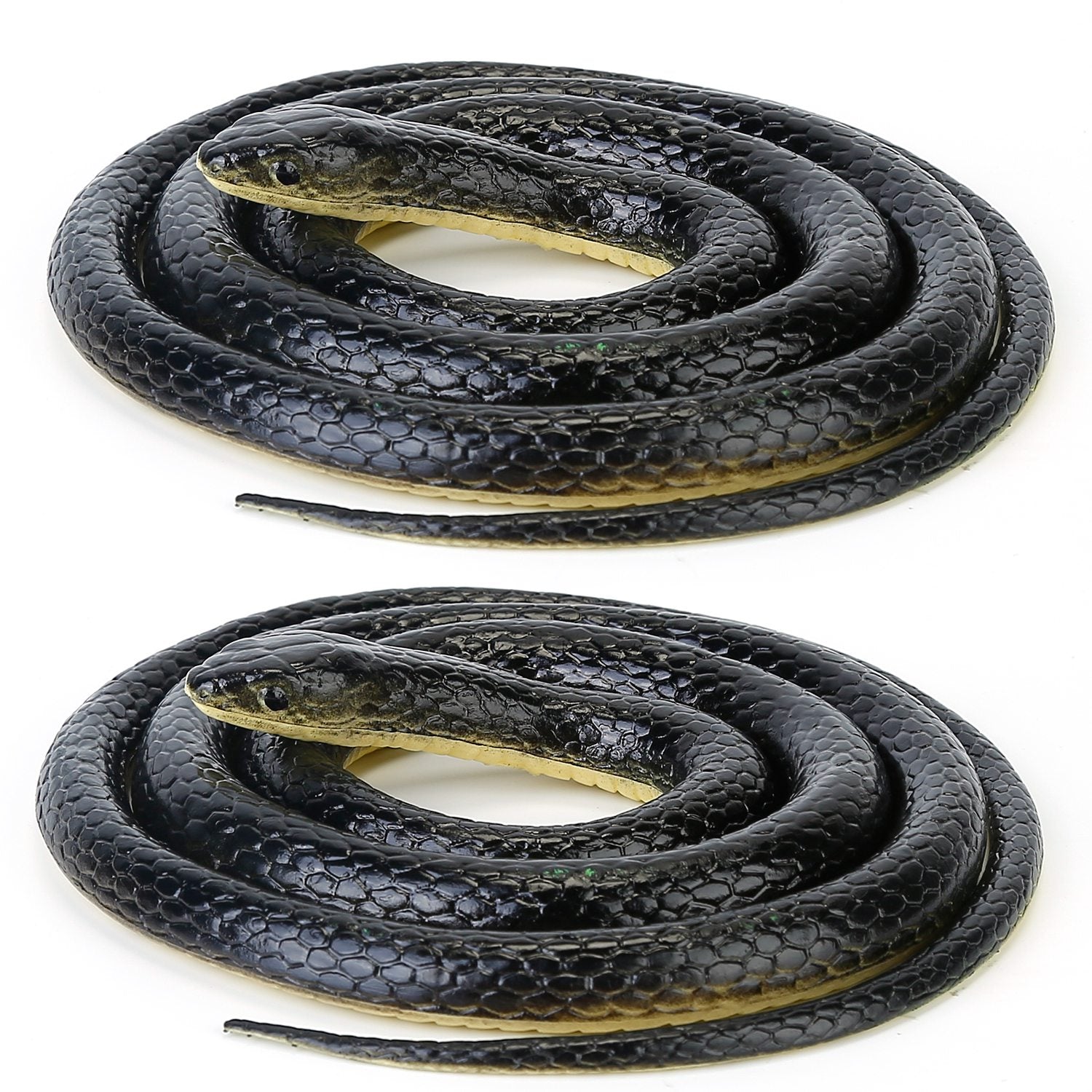 2-Piece: 50 Long Realistic Rubber Snakes Buy Cheap Outlet