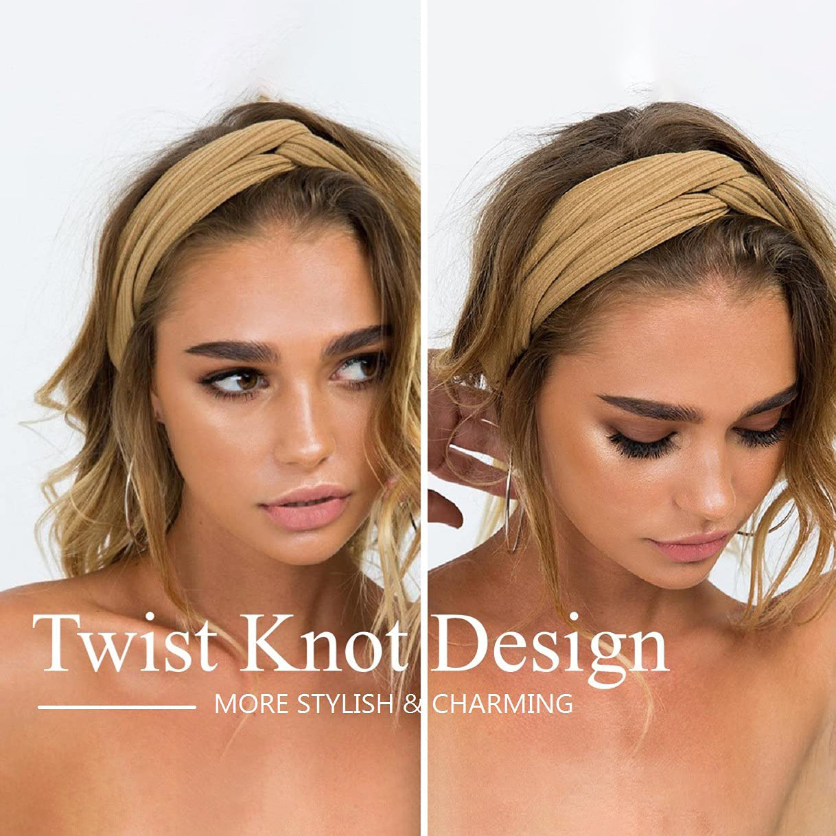 8-Piece: Twist Knotted Boho Stretchy Hair Bands Affordable Online