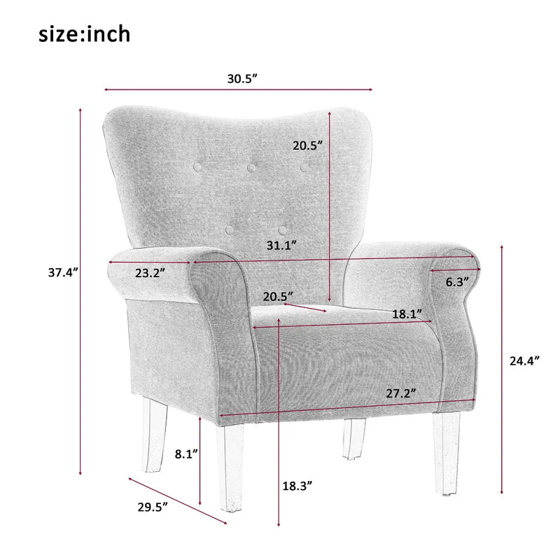 Modern Accent Chair Armchair Discount Authentic