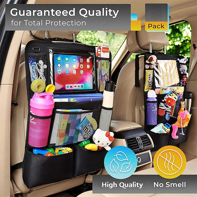 2-Piece: Car Rear Seat Organizer Storage Bag Outlet Shop Offer