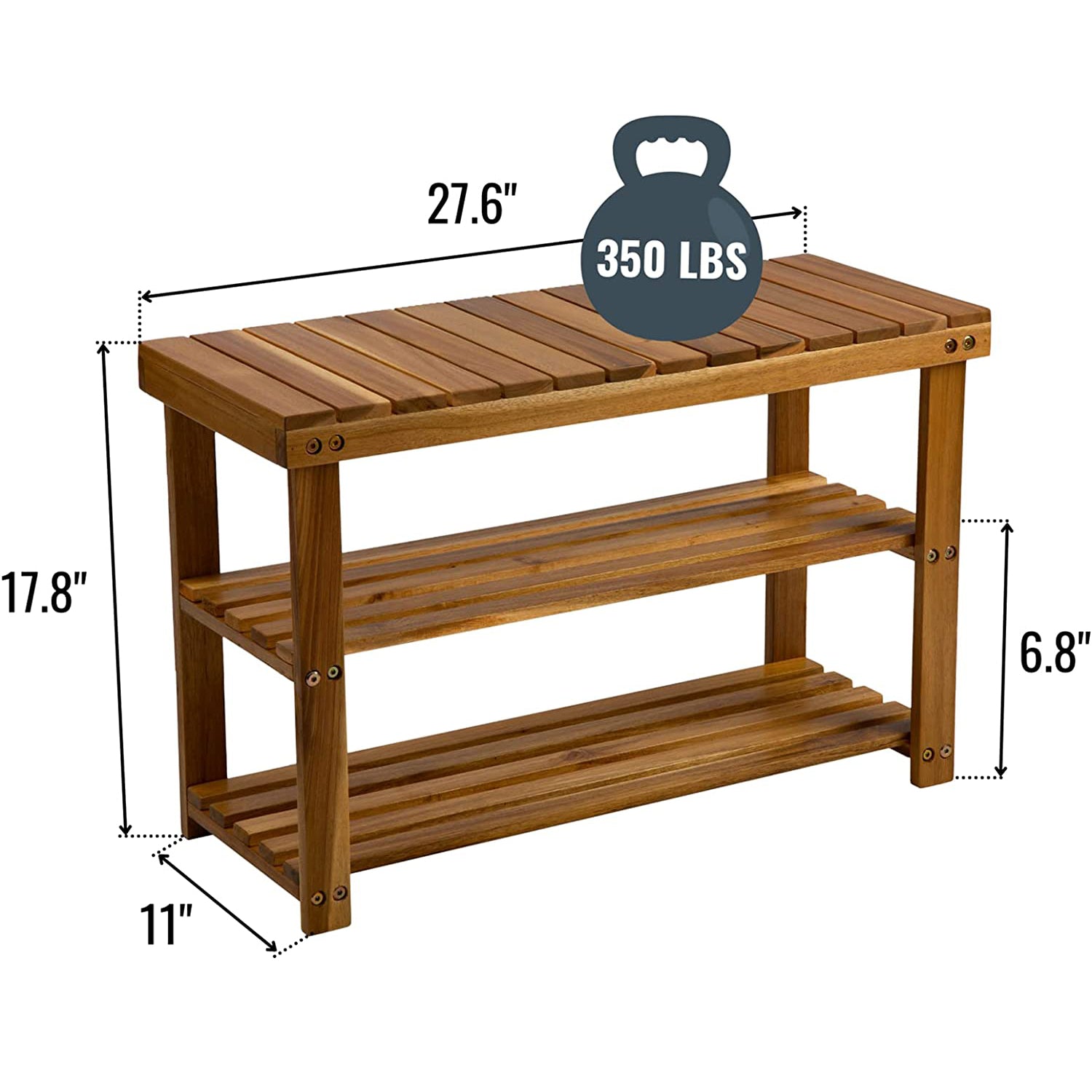 Storage Wooden Shoe Rack Rustic Wood Entryway Bench Discount Pay With Paypal