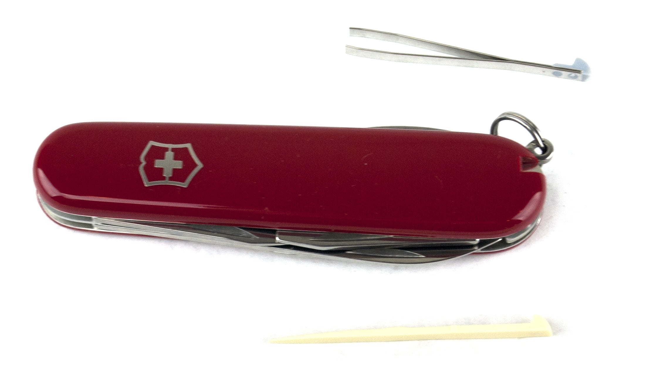 Victorinox Tinker Swiss Army Knife, Red Scales, 12 Functions, 3.6 Closed - 1.4603-033-X1 Free Shipping Get To Buy