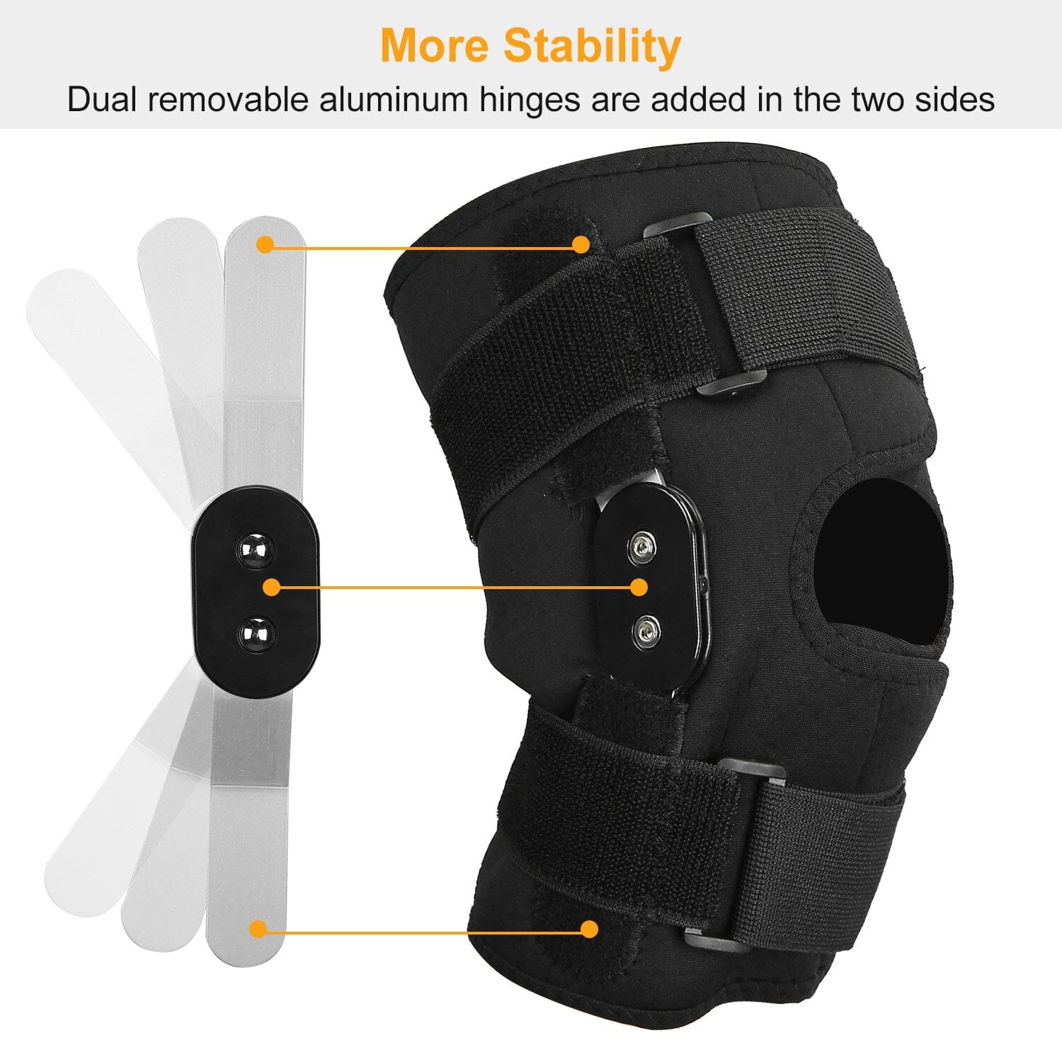 Adjustable Open Patella Compression Knee Brace From China Sale Online