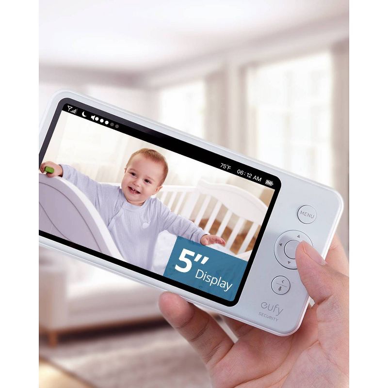 eufy SpaceView Pro 5 720p Video Baby Monitor Pan&Tilt Camera 2-Way Audio (New Open-Box) Clearance Latest