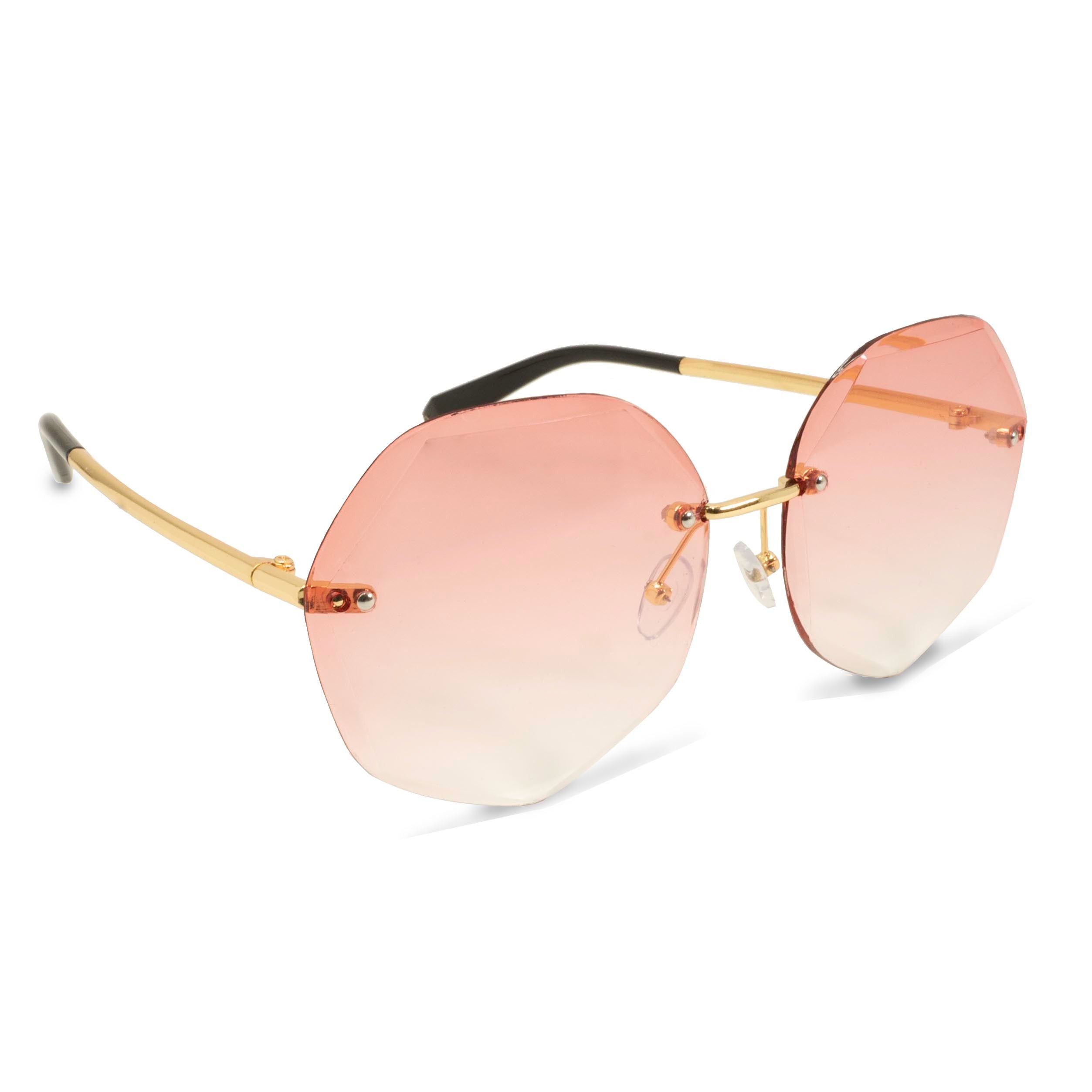 Polygon Stylish Oversized Gradient Sunglasses Best Seller