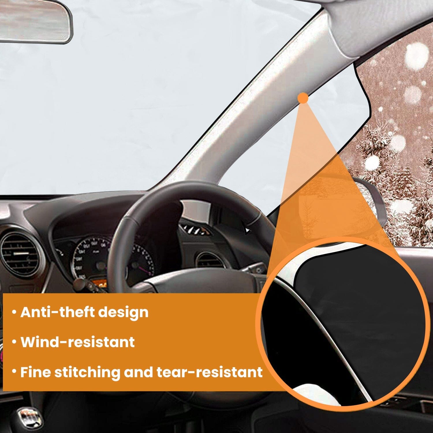 Magnetic Car Windshield Cover Front Rear Protector Fit for All Cars Newest Cheap Online