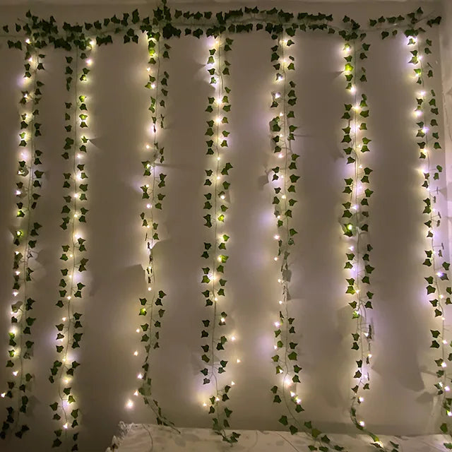 LED Solar Ivy Leaf String Light Clearance Pices