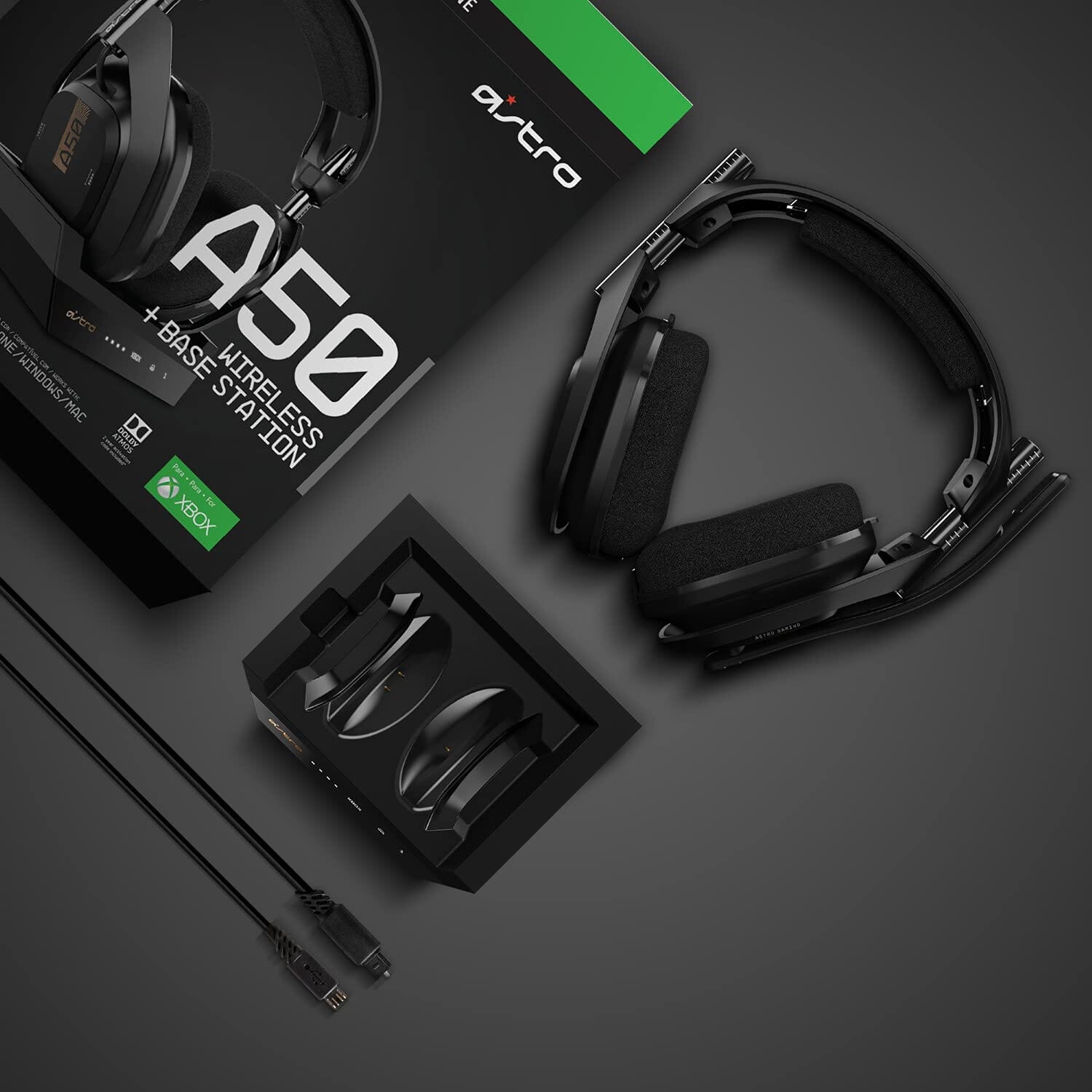 ASTRO Gaming A50 Wireless Headset + Base Station Gen 4 - Compatible with Xbox Series X|S, Xbox One, PC, Mac (Refurbished) Free Shipping The Cheapest