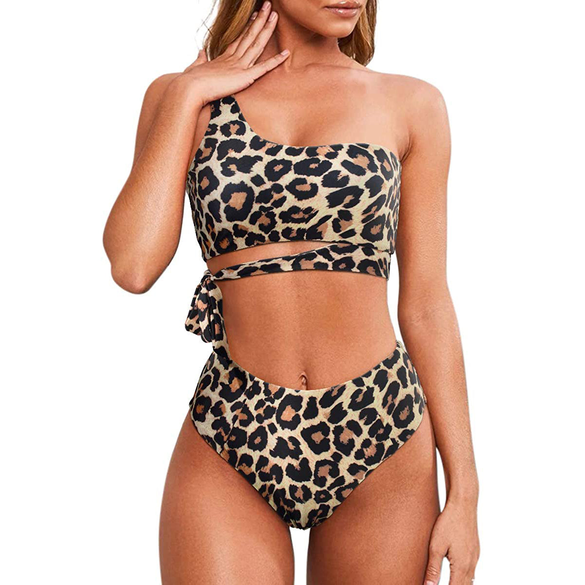 Women's One Shoulder High Waist Bikini Buy Cheap Clearance