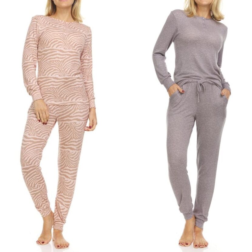 4-Piece Set: Women's Ultra-Soft Long Sleeve Pajama Sets Latest Collections Cheap Pice