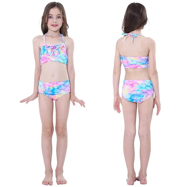 3-Piece: Girls Swimwear Bikini Set Low Pice For Sale