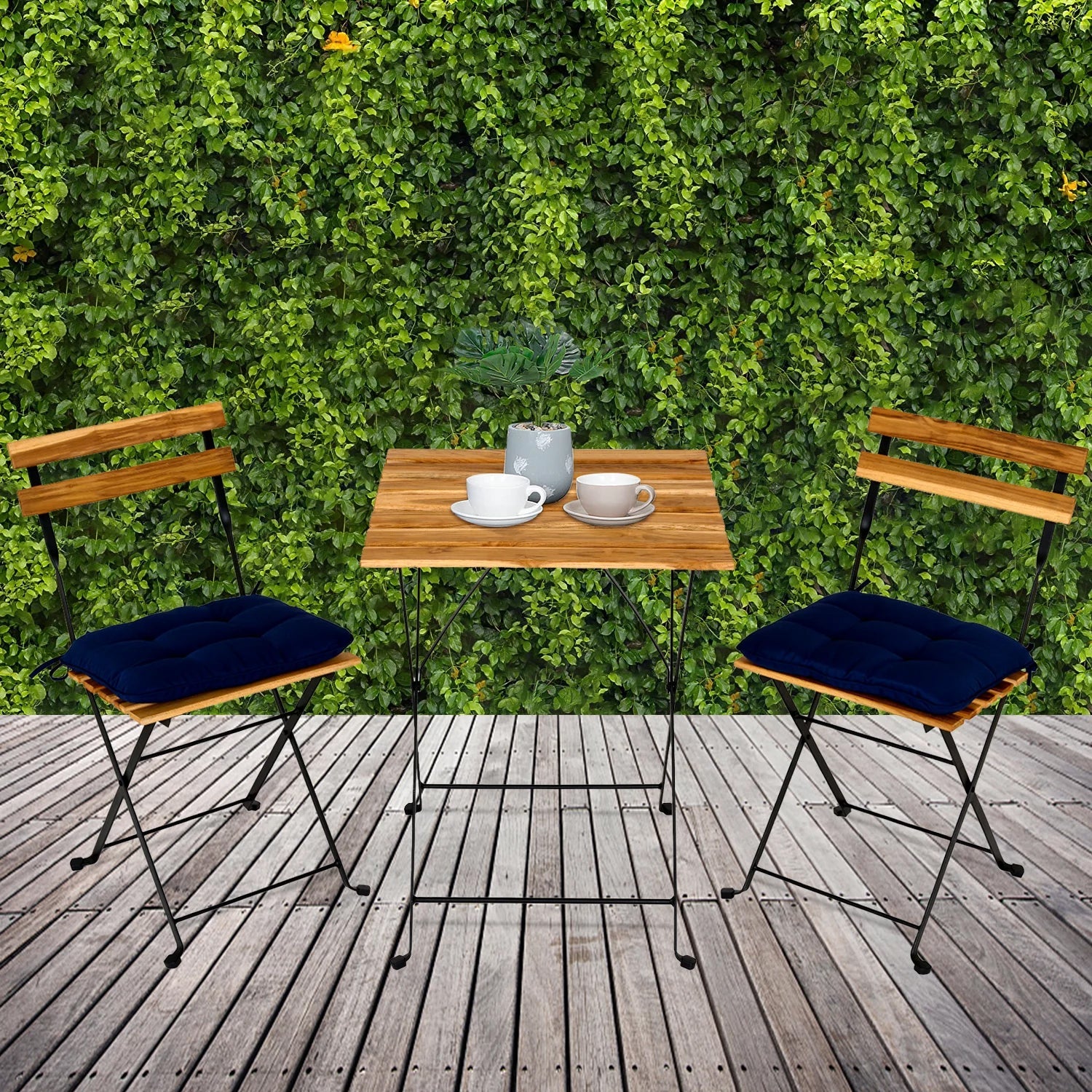 3-Piece: Patio Dining Table Chairs Set 2025 New Sale Online