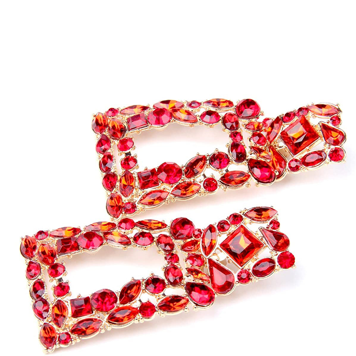 Women's Rhinestone Rectangle Drop Earrings Cheap Pice Store