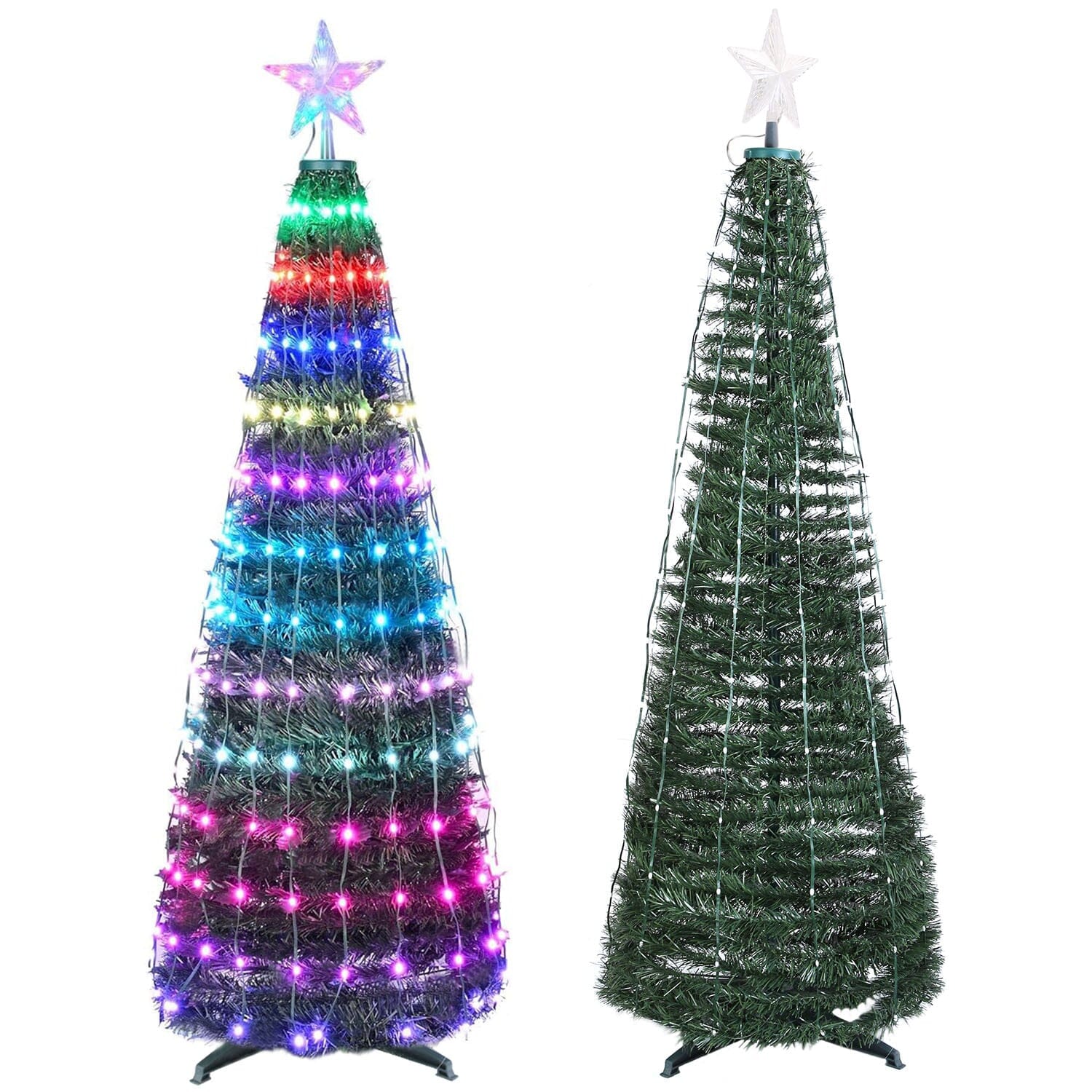 LED Lights Collapsible Christmas Tree Light with Remote App Control High Quality Cheap Pice