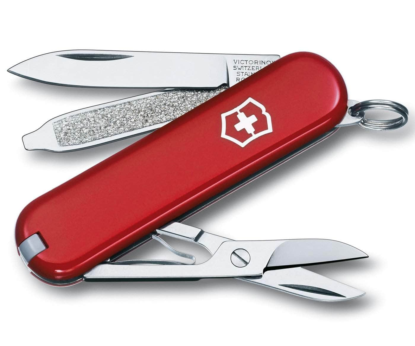 Victorinox Classic SD Swiss Army Knife, Red Cellidor Scales, 7 Functions Supply Online