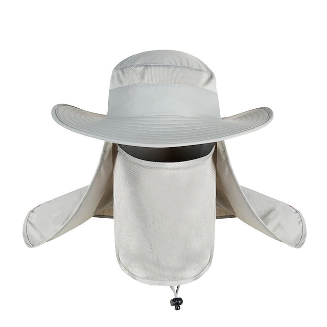 Adult Wide Brim Sun Hat with Neck Face Flap Cover The Best Store To Get