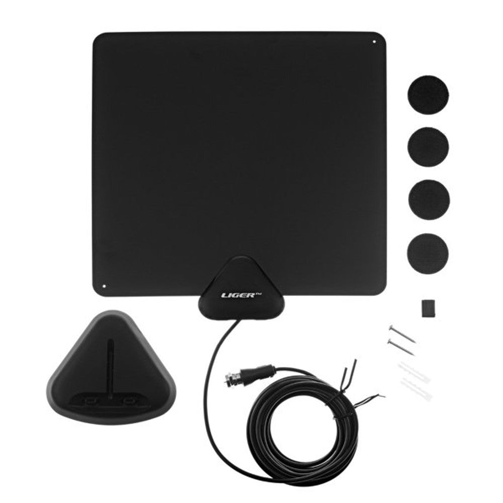 Liger 35 Mile Range HDTV Ultra-thin Indoor Antenna Cheap Sale Online Online