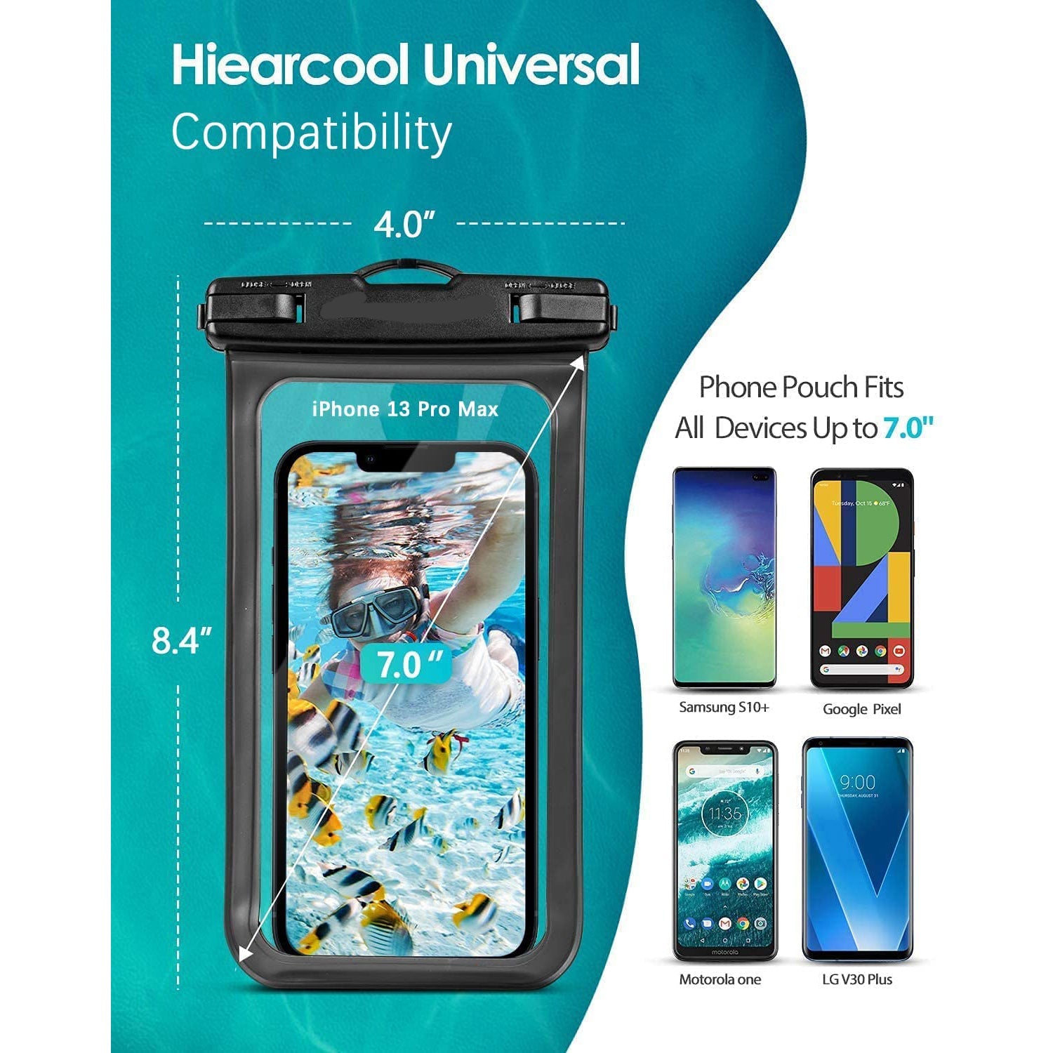2-Pack: Universal Mobile Phone Waterproof Case Cheap Good Selling
