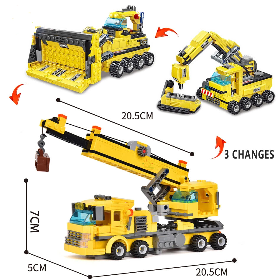 Construction Truck Building Blocks City Building Bricks Set Clearance How Much