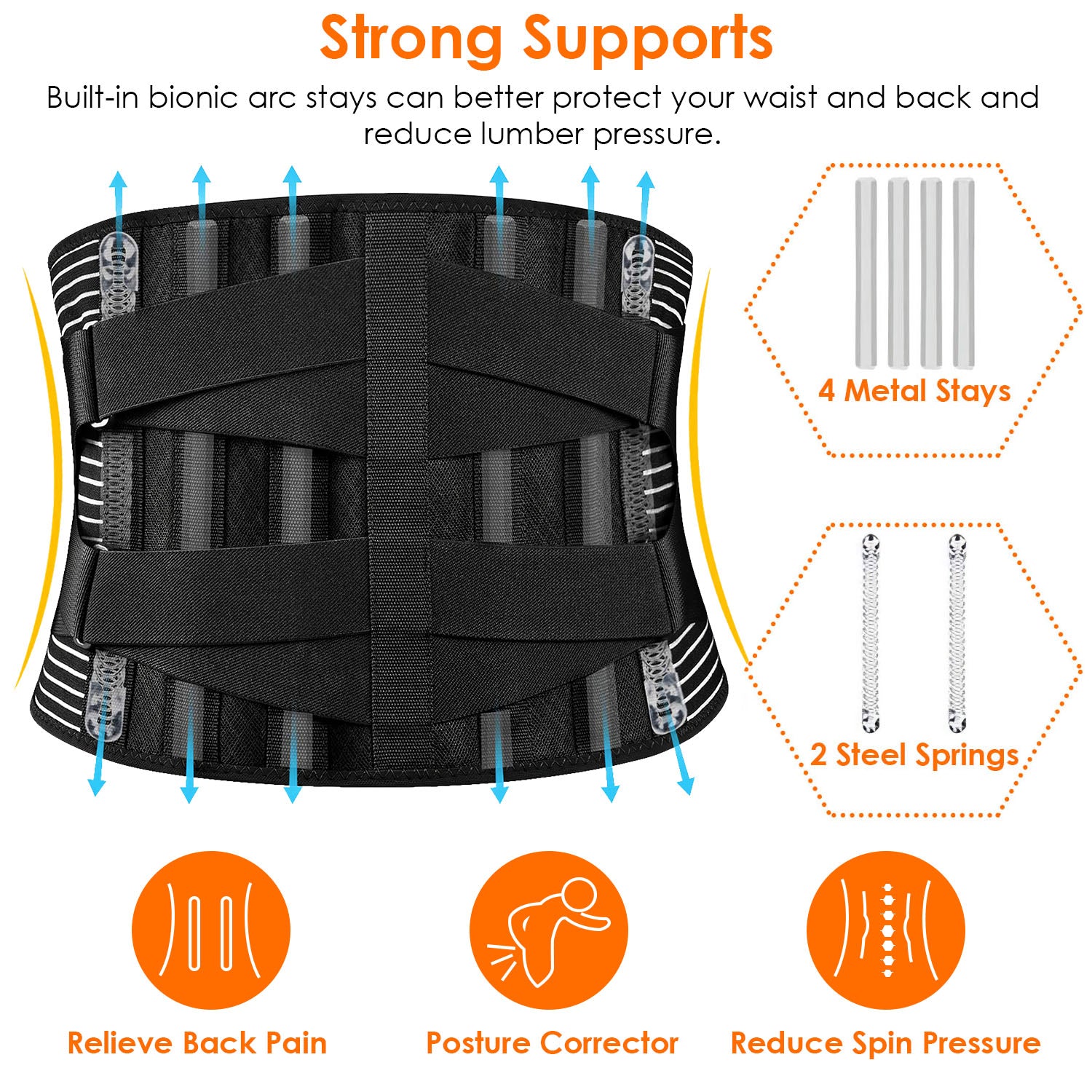 Back Support Brace Breathable Mesh Lumbar Support Belt Free Shipping Eastbay