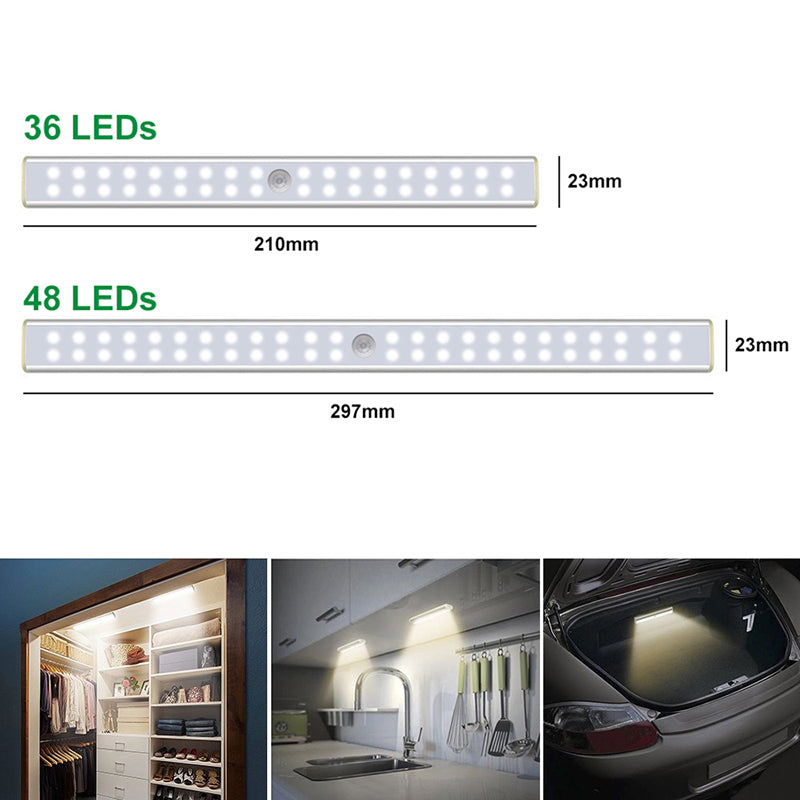 4-Pack: Stick Anywhere LED Motion Sensor Light Clearance Online Online