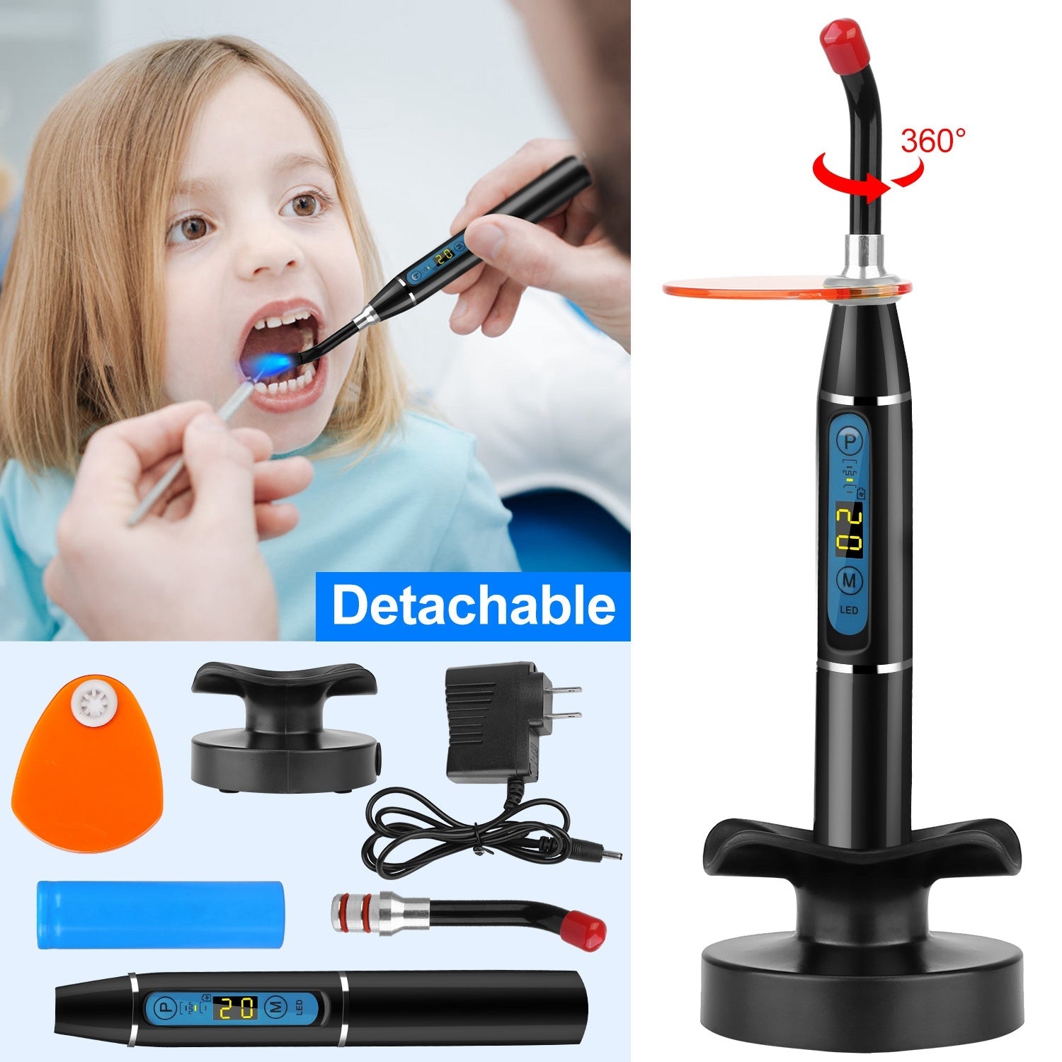 5W Cordless Dental LED Curing Light Cheap Sale Amazon