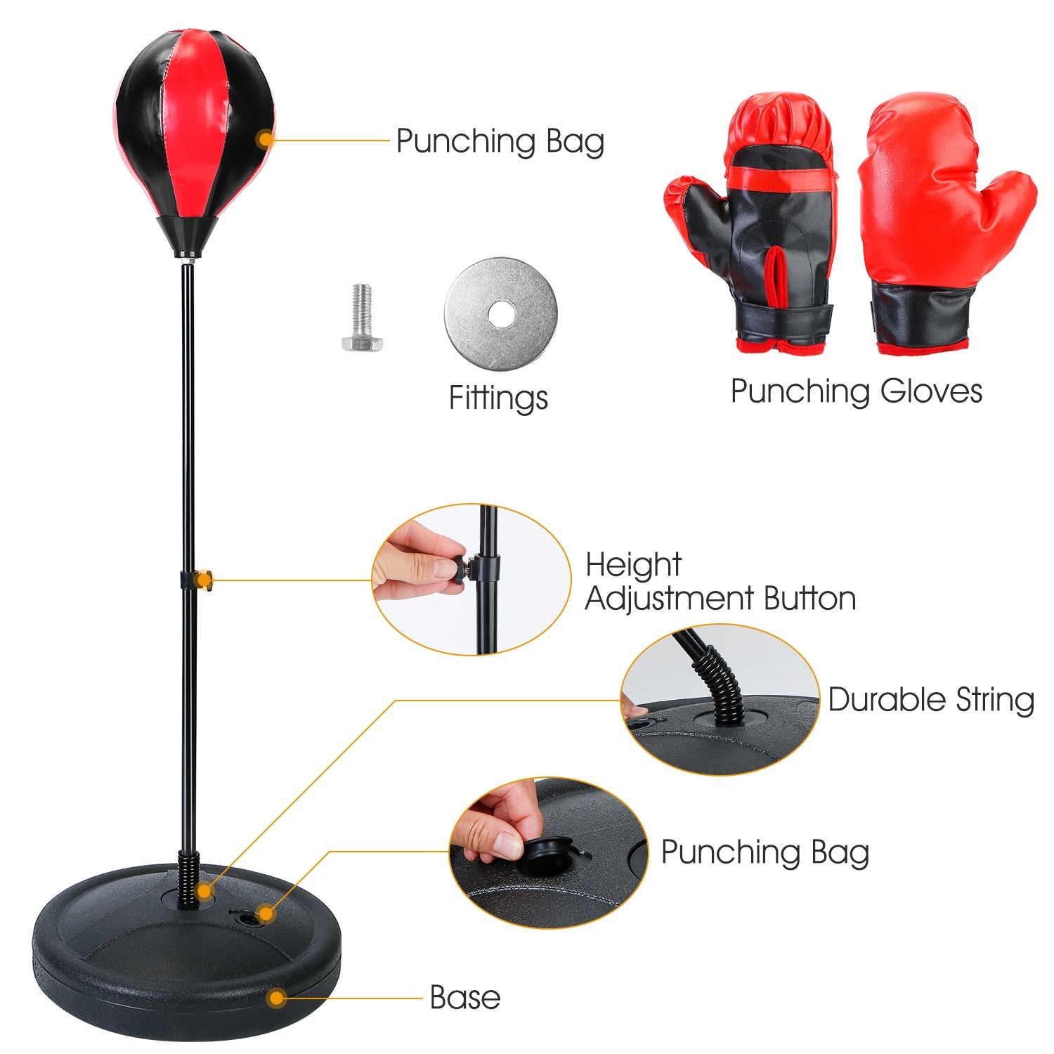 Punching Bag For Kids Junior Boxing Set with Boxing Gloves Largest Supplier Online