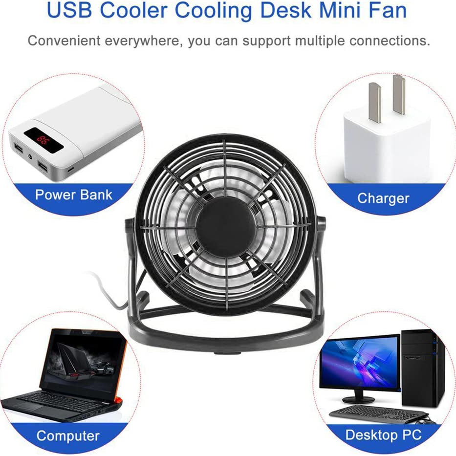 5-Inch USB Personal Desk Fan Popular Sale Online