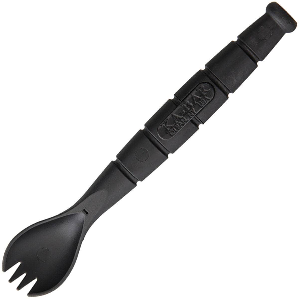 KA-BAR Tactical Spork, 3.5 Serrated Knife, Black Grilamid - 9909 100% Authentic Cheap Online