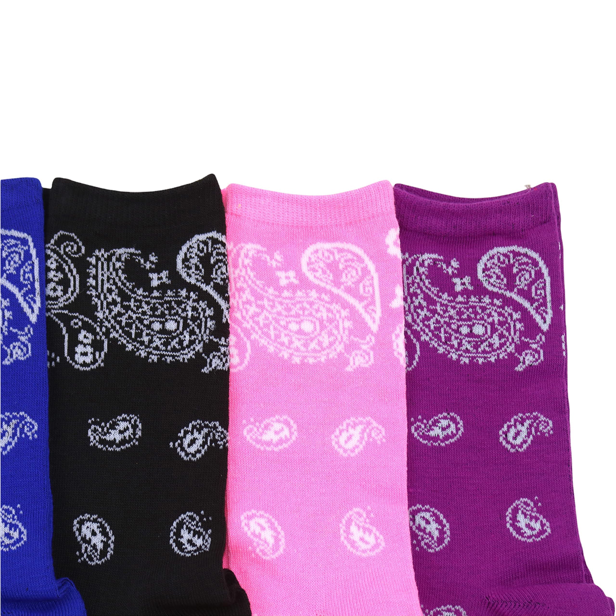 6-Pack: ToBeInStyle Women's Fashion Printed Crew Socks Online For Sale